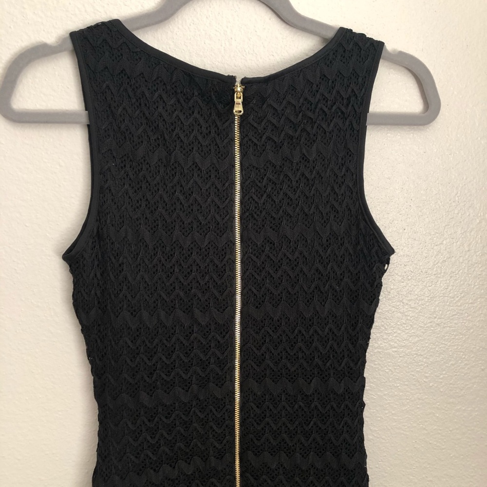 Mini black dress